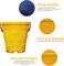 Summer Sand Toys, Plastic Beach Castle Mold Buckets, 7.3'' Large Size Sand Bucket Water Bucket for Beach Fun Great Summer Party Accessory